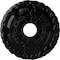 Ekena Millwork Kendall Train Station Medallion (Canopies up to 3 7/8"), 18 1/2"OD x 3 7/8"ID x 1"P, Black Pearl CM18KDBPS - alternate 1